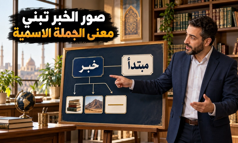 أنواع الخبر في اللغة العربية صور تتنوع ومعان تتضح صور الخبر في اللغة العربية ودورها في بناء الجملة الاسمية