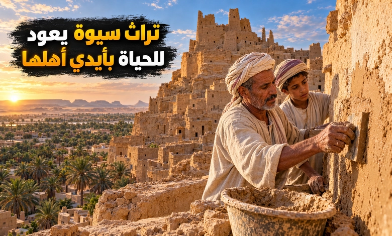 مدينة سيوة القديمة حكاية الواحة التي صنعت عمارتها من قلب الصحراء صون تراث سيوة وإحياء عمارتها القديمة