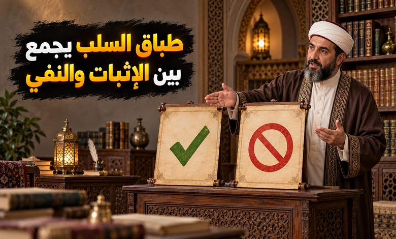 طباق الإيجاب وطباق السلب فروق واضحة وأمثلة شارحة طباق السلب حين يجتمع الإثبات والنفي أو الأمر والنهي