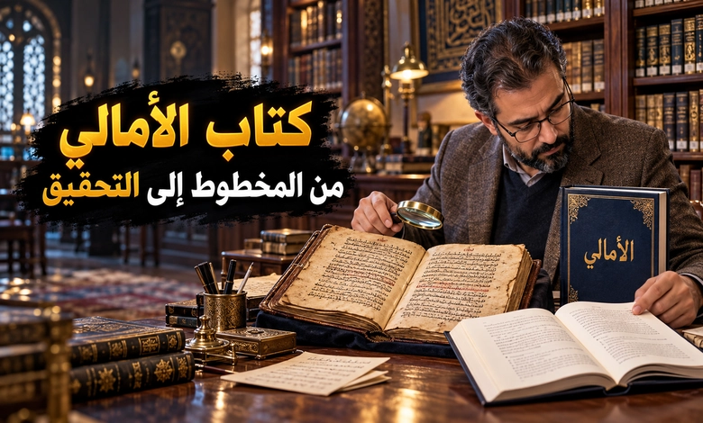 كتاب الأمالي لأبي علي القالي مجالس علم تجمع نوادر الأدب وعيون العرب طبعات كتاب الأمالي لأبي علي القالي وتحقيقاته وطرق قراءته