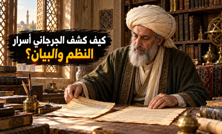 عبد القاهر الجرجاني وأسرار تأسيس علم البلاغة بين النظم والبيان عبد القاهر الجرجاني وأسرار تأسيس علم البلاغة بين النظم والبيان