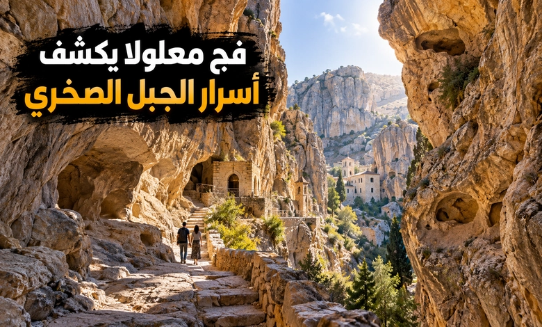 مدينة معلولا التاريخية حكاية مدينة سورية حفرت بيوتها بين الجبال فج معلولا الصخري والكهوف والممرات بين الجبال