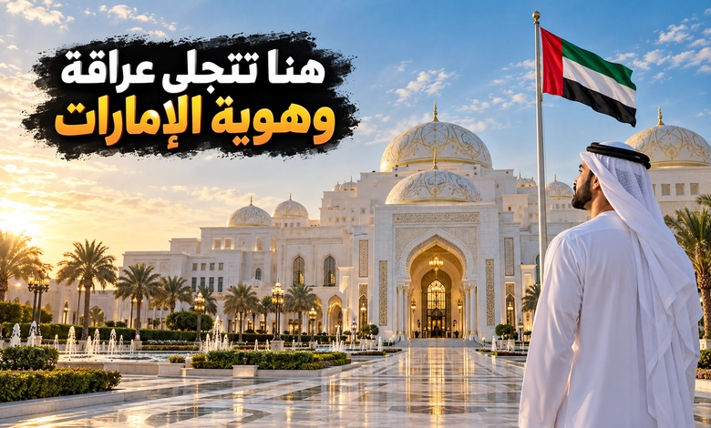 قصر الوطن في أبوظبي تحفة معمارية تروي أمجاد الوطن قصر الوطن أبوظبي أيقونة معمارية تجسد عراقة الإمارات وهويتها الوطنية