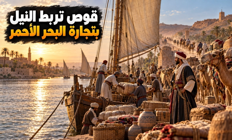 مدينة قوص التاريخية وازدهارها على طرق التجارة والحج في صعيد مصر قوص حلقة وصل بين تجارة النيل والبحر الأحمر