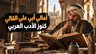 كتاب الأمالي لأبي علي القالي مجالس علم تجمع نوادر الأدب وعيون العرب