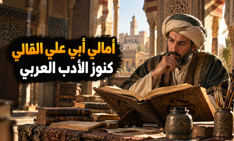 كتاب الأمالي لأبي علي القالي مجالس علم تجمع نوادر الأدب وعيون العرب كتاب الأمالي لأبي علي القالي مجالس علم تجمع نوادر الأدب وعيون العرب