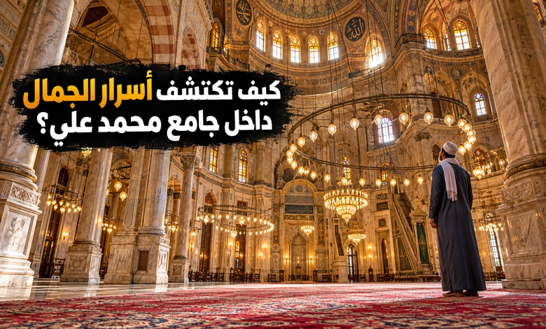 جامع محمد علي من الداخل بهاء يسر الناظرين وفن يأسر الزائرين كيف تتأمل جماليات الجامع خلال الجولة الداخلية