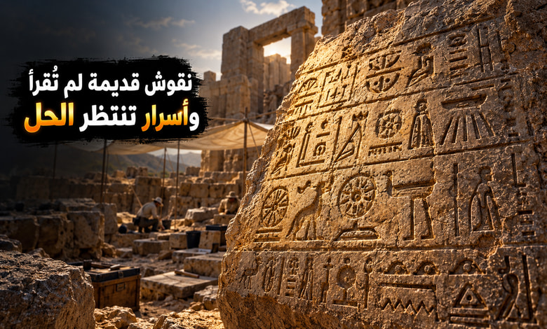 لغات لم تفك شفرتها حتى اليوم ونقوش تنتظر من يقرأها لغات لم تفك شفرتها حتى اليوم ونقوش تنتظر من يقرأها