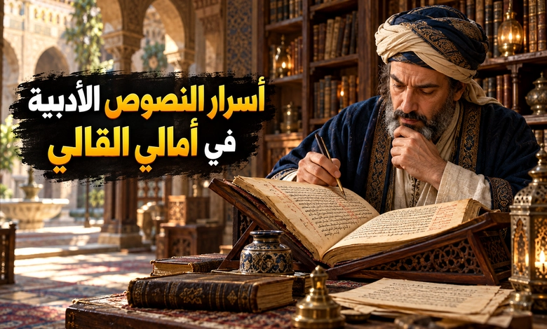 كتاب الأمالي لأبي علي القالي مجالس علم تجمع نوادر الأدب وعيون العرب مختارات من كتاب الأمالي لأبي علي القالي وتحليل أشهر نصوصه