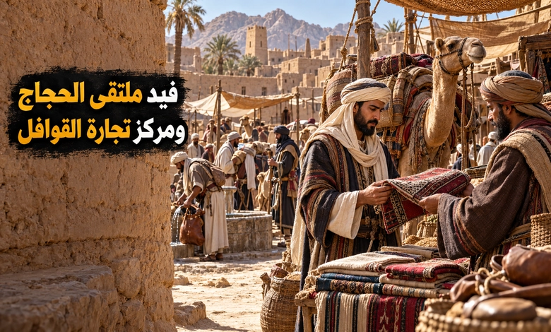 مدينة فيد التاريخية محطة القوافل التي خلدها درب زبيدة مدينة فيد التاريخية ملتقى الحجاج والتجار ومركز الحياة الاقتصادية القديمة