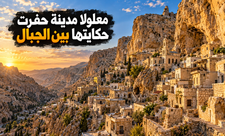 مدينة معلولا التاريخية حكاية مدينة سورية حفرت بيوتها بين الجبال مدينة معلولا التاريخية حكاية مدينة سورية حفرت بيوتها بين الجبال