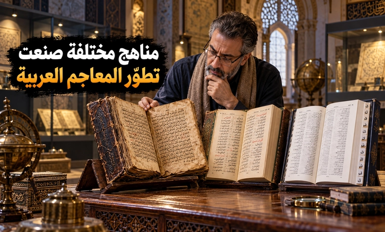 مناهج ترتيب المعاجم العربية من مخارج الحروف إلى ترتيب القوافي مقارنة مناهج ترتيب المعاجم العربية وأثرها في تطور الصناعة المعجمية