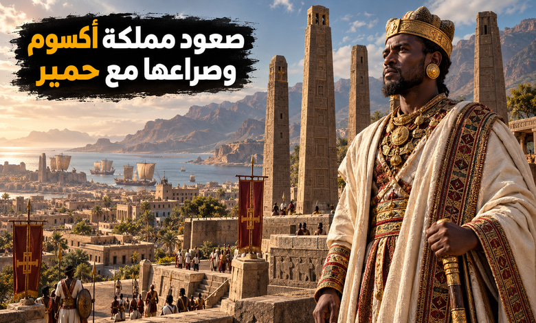 مملكة أكسوم من صعودها في القرن الإفريقي إلى صراعها مع حمير واليمن مملكة أكسوم من صعودها في القرن الإفريقي إلى صراعها مع حمير واليمن