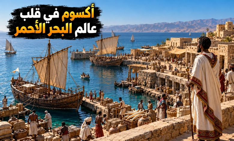 مملكة أكسوم من صعودها في القرن الإفريقي إلى صراعها مع حمير واليمن مملكة أكسوم وموقعها في عالم البحر الأحمر القديم