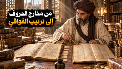 مناهج ترتيب المعاجم العربية من مخارج الحروف إلى ترتيب القوافي