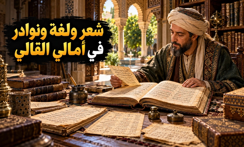 كتاب الأمالي لأبي علي القالي مجالس علم تجمع نوادر الأدب وعيون العرب موضوعات كتاب الأمالي لأبي علي القالي وتنوع مادته الأدبية