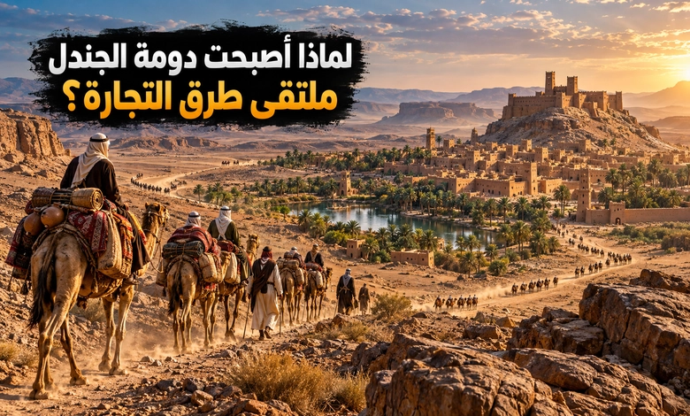 مدينة دومة الجندل حكاية مدينة صنعت مجدها على طرق التجارة القديمة موقع دومة الجندل الاستراتيجي على شبكة طرق التجارة القديمة