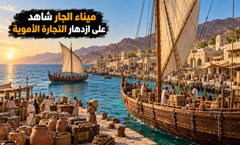 ميناء الجار القديم بالمرمية آثار تروي ازدهار التجارة في العهد الأموي ميناء الجار القديم بالمرمية آثار تروي ازدهار التجارة في العهد الأموي
