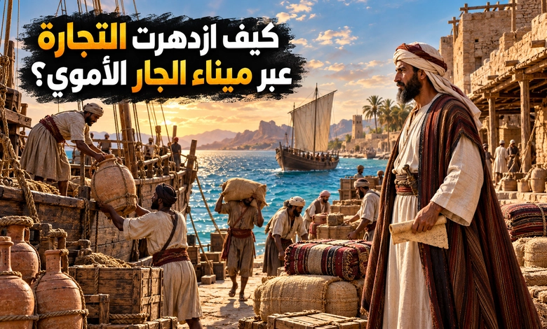 ميناء الجار القديم بالمرمية آثار تروي ازدهار التجارة في العهد الأموي ميناء الجار القديم ضمن حركة التجارة في العهد الأموي