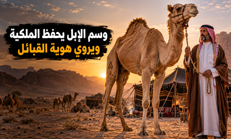 وسم الإبل عند القبائل رموز تصون الملكية وشعارات تروي الهوية وسم الإبل عند القبائل رموز تصون الملكية وشعارات تروي الهوية